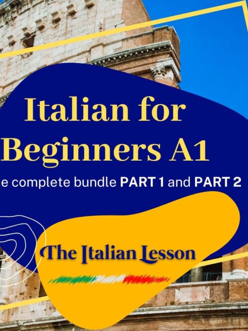 Italian for beginners A1, the complete video course bundle