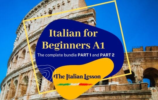Video Courses 5 Italian for beginners A1, the complete video course bundle