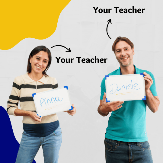 The Italian Lesson - The teachers