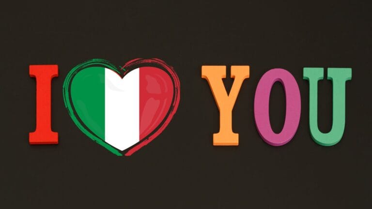 I love you in Italian