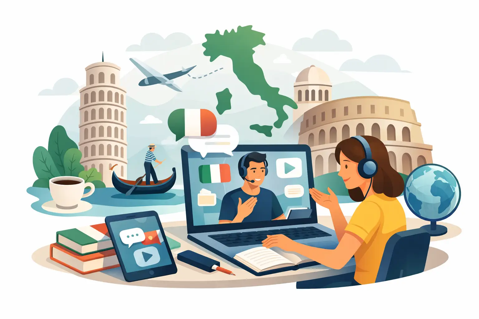 Learn Italian Online for Beginners Fast