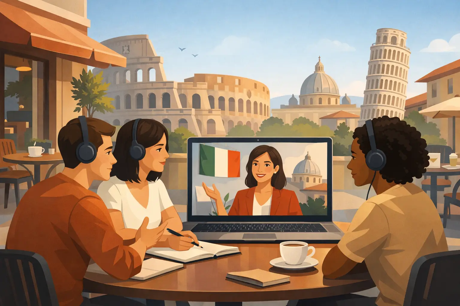Why Small Group Italian Classes Online Work