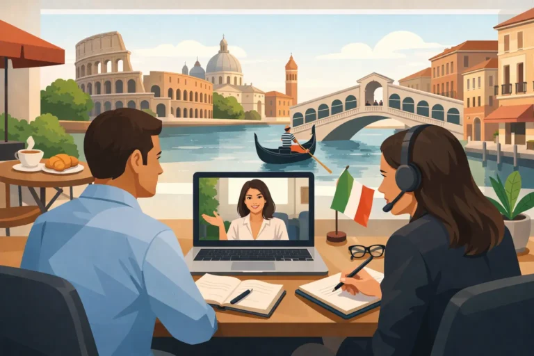 Online Italian Classes for Professionals at Work