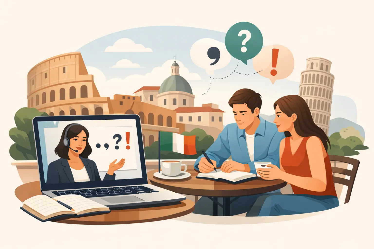 Home 6 Italian Punctuation Rules That Make Writing Clear