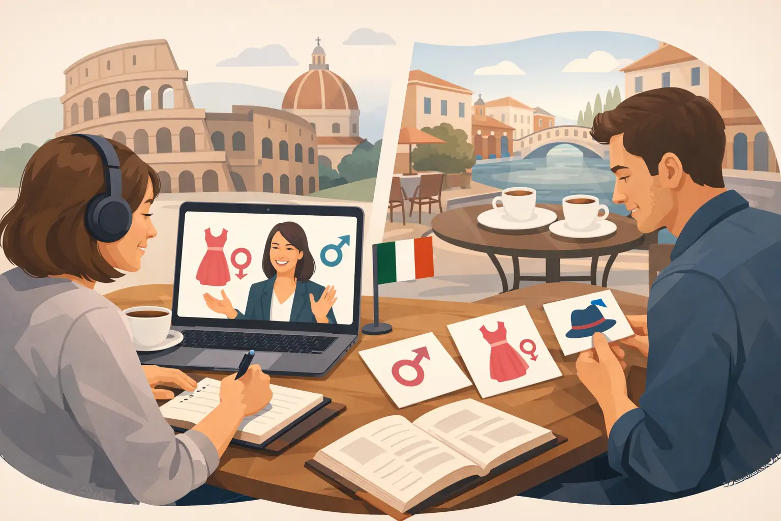 Why Italian Words Have Gender and How to Learn It