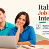 Italian Job Interview Intensive Banner Italian Job Interview Intensive by The Italian Lesson, featuring teachers Daniele and Anna. Four private online Italian lessons of 90 minutes each to prepare for a job interview in Italy.