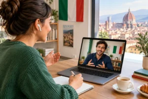 Digital Italian Education for Real Conversation